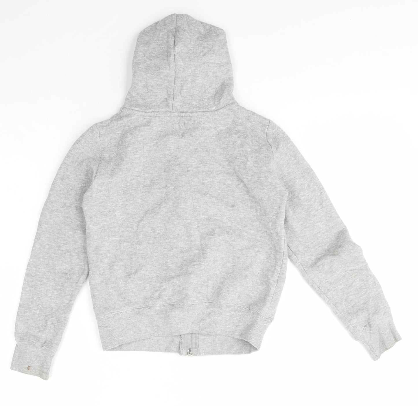 Feva Diva  Boys Grey  Polyester Full Zip Hoodie Size 7-8 Years  Zip