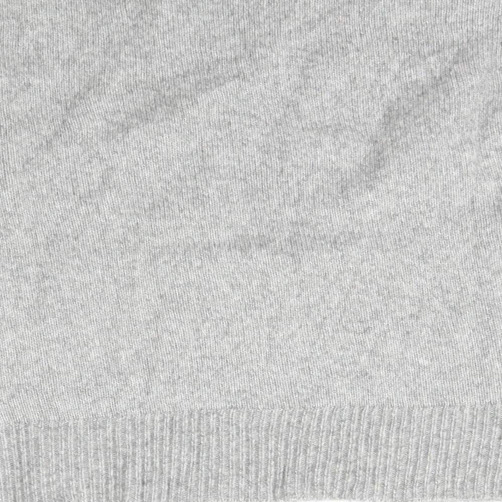 Gap Womens Grey Crew Neck  Nylon Pullover Jumper Size S