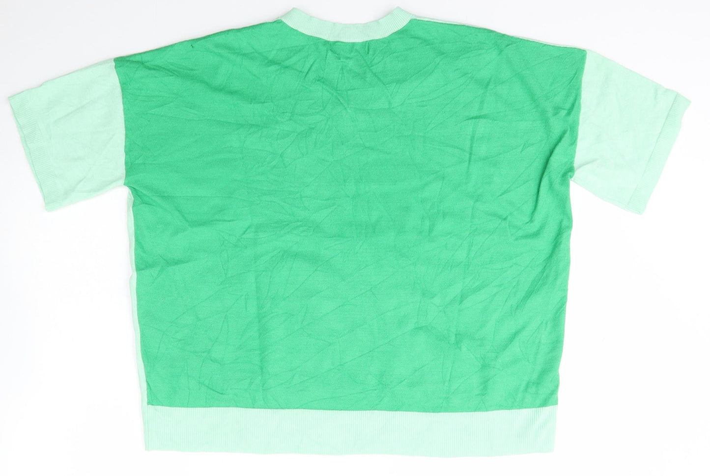 Womens UK Size 16 Marks and Spencer Green Pullover Jumper