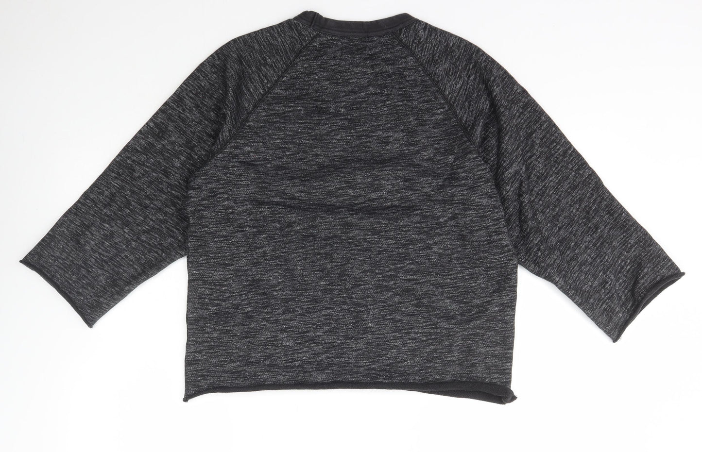 Wood Wood Womens Grey Crew Neck  Cotton Pullover Jumper Size XS