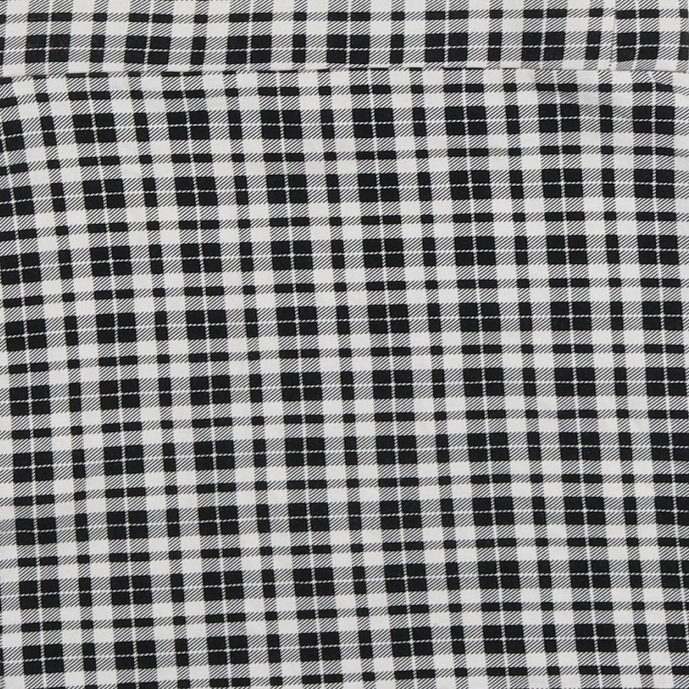 New Look Girls Black Plaid Cotton A-Line Skirt Size 10-11 Years  Regular