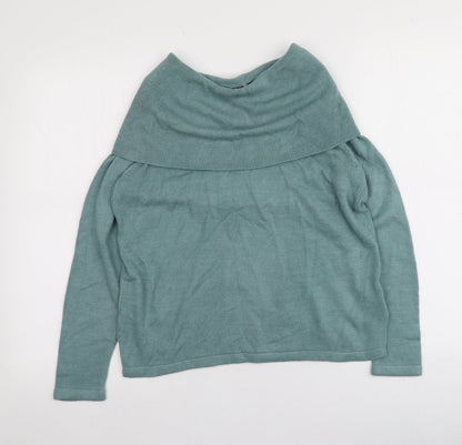 Womens UK Size 12 M&S Blue Pullover Jumper