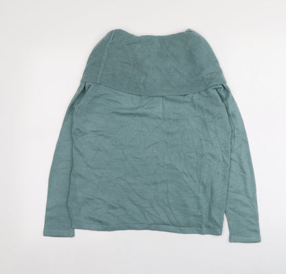 Womens UK Size 12 M&S Blue Pullover Jumper
