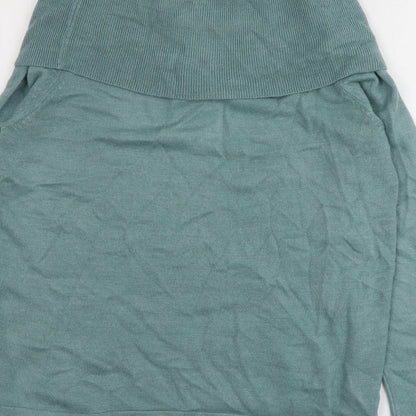 Womens UK Size 12 M&S Blue Pullover Jumper