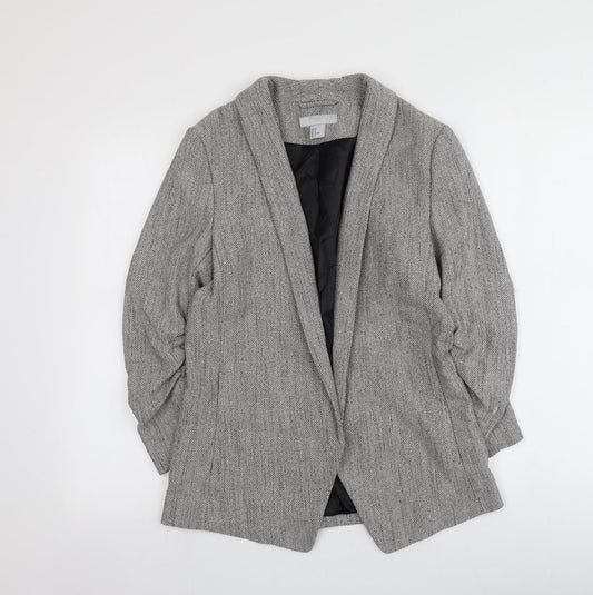 Womens UK Size 10 H&M Grey Jacket