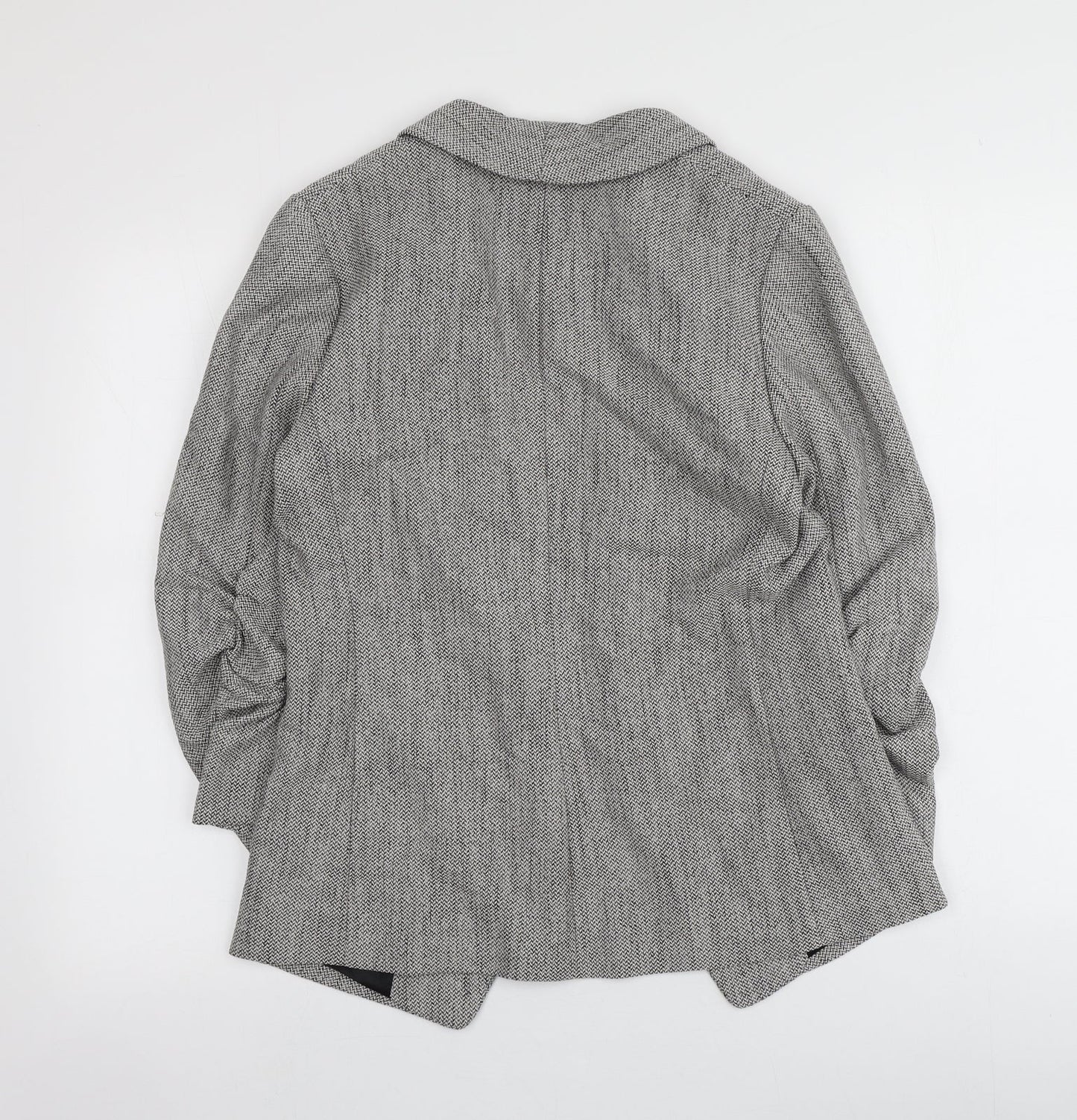 Womens UK Size 10 H&M Grey Jacket