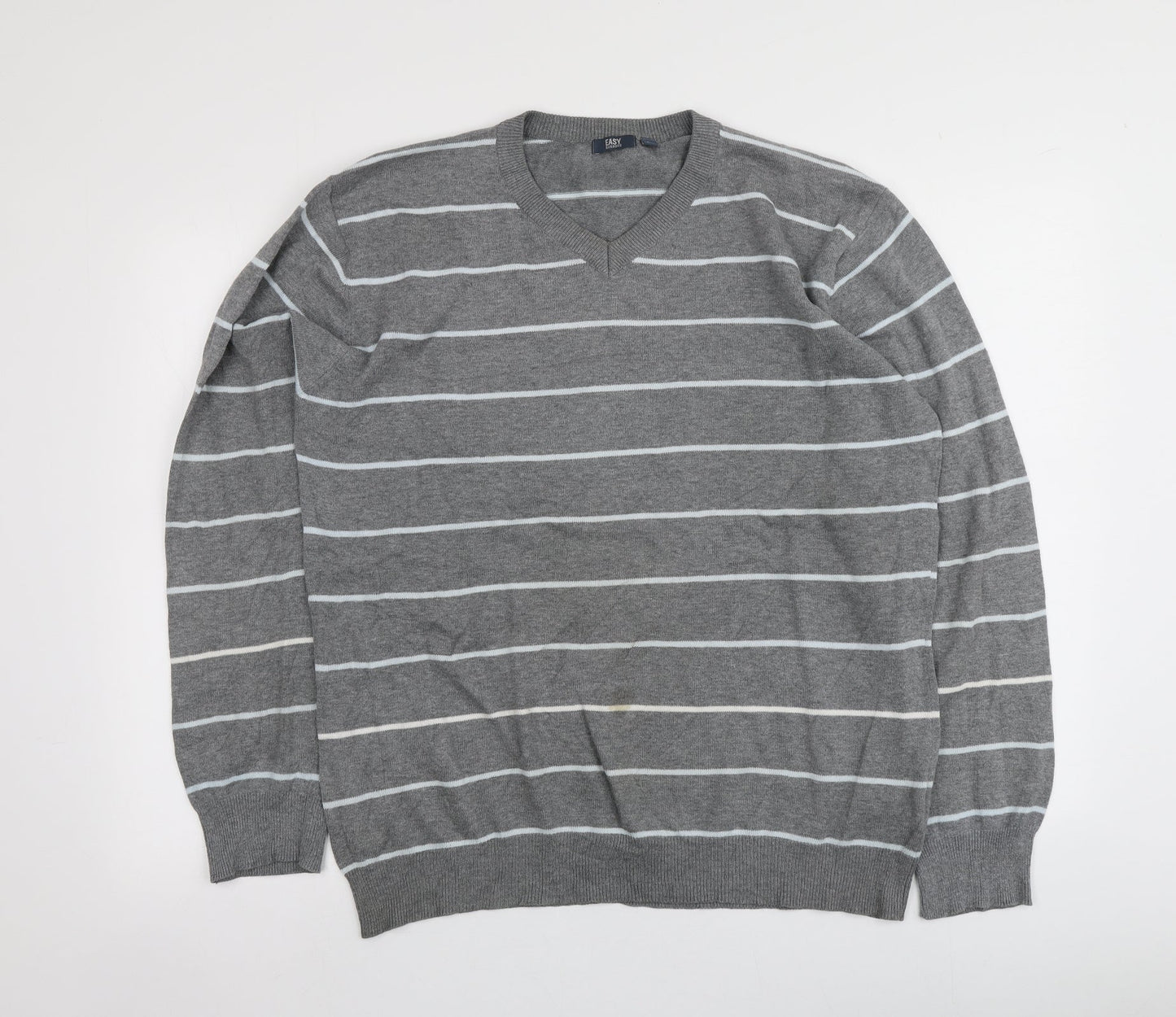 Womens UK Size L Easy Grey Pullover Jumper