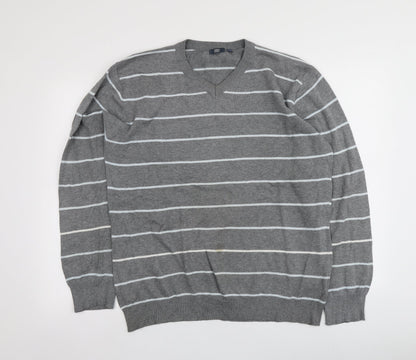 Womens UK Size L Easy Grey Pullover Jumper