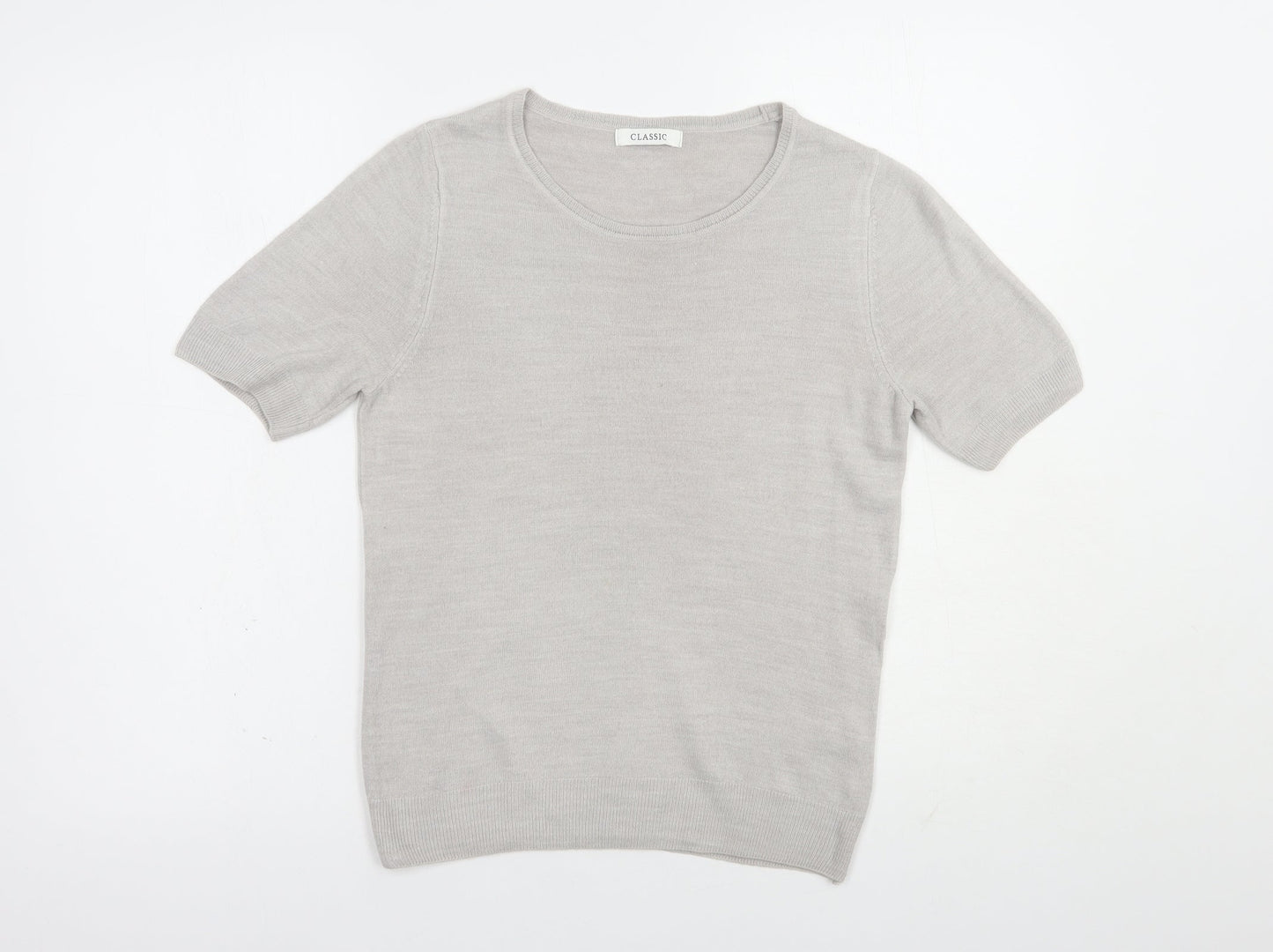 Womens UK Size 8 Marks and Spencer Grey Pullover Jumper