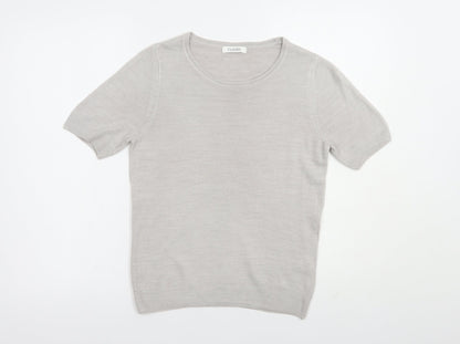 Womens UK Size 8 Marks and Spencer Grey Pullover Jumper