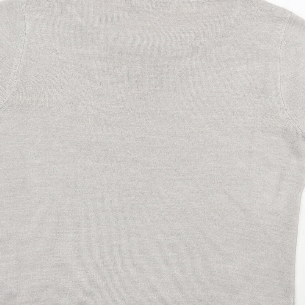Womens UK Size 8 Marks and Spencer Grey Pullover Jumper