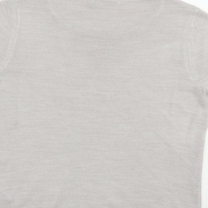 Womens UK Size 8 Marks and Spencer Grey Pullover Jumper
