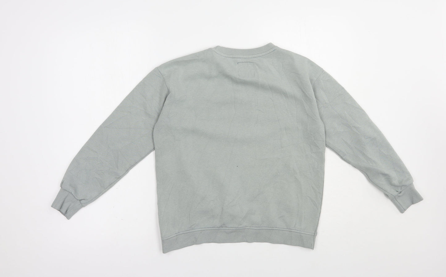 RESERVED Girls Green  Cotton Pullover Sweatshirt Size 11-12 Years  Pullover