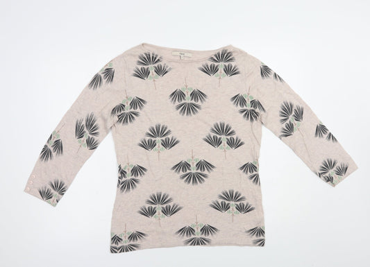 Womens UK Size 12 NEXT Beige Pullover Jumper