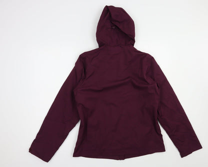 Womens UK Size 8 Crane Purple Windbreaker Coat