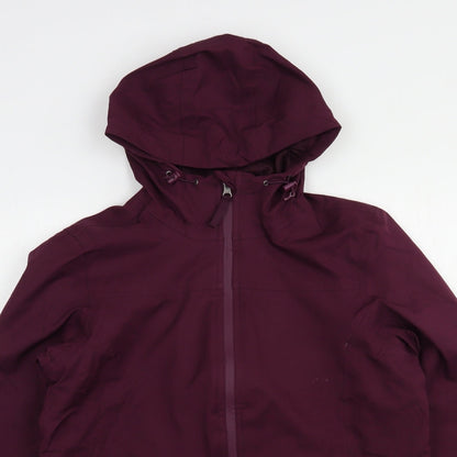 Womens UK Size 8 Crane Purple Windbreaker Coat