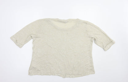 Womens UK Size 22 New Look Beige Pullover Jumper
