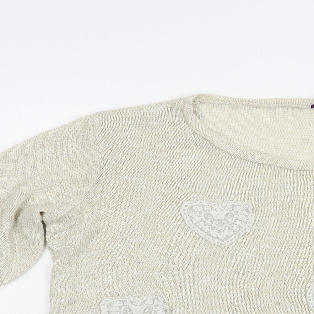 Womens UK Size 22 New Look Beige Pullover Jumper