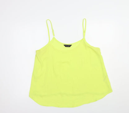 Womens UK Size 16 Dorothy Perkins Yellow Camisole Blouse
