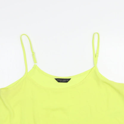 Womens UK Size 16 Dorothy Perkins Yellow Camisole Blouse