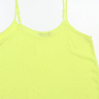 Womens UK Size 16 Dorothy Perkins Yellow Camisole Blouse