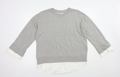 Womens UK Size 10 NEXT Grey Pullover Sweatshirt