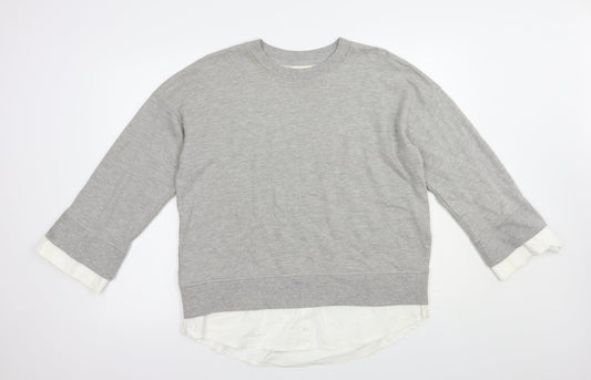 Womens UK Size 10 NEXT Grey Pullover Sweatshirt