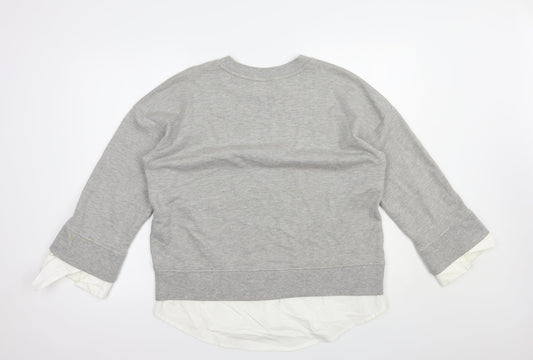 Womens UK Size 10 NEXT Grey Pullover Sweatshirt