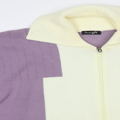 Womens UK Size L Insight Purple Full Zip Jumper