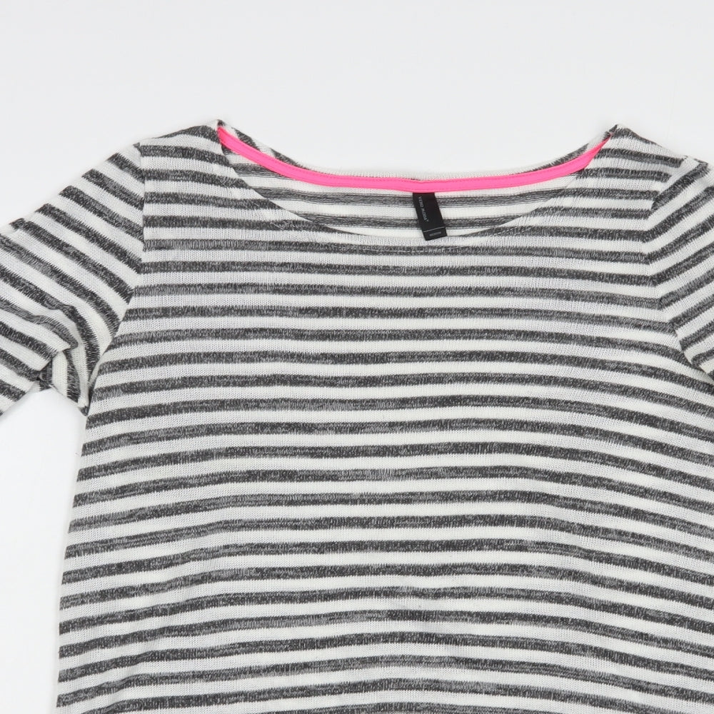Womens UK Size M VERO MODA Grey Pullover Jumper