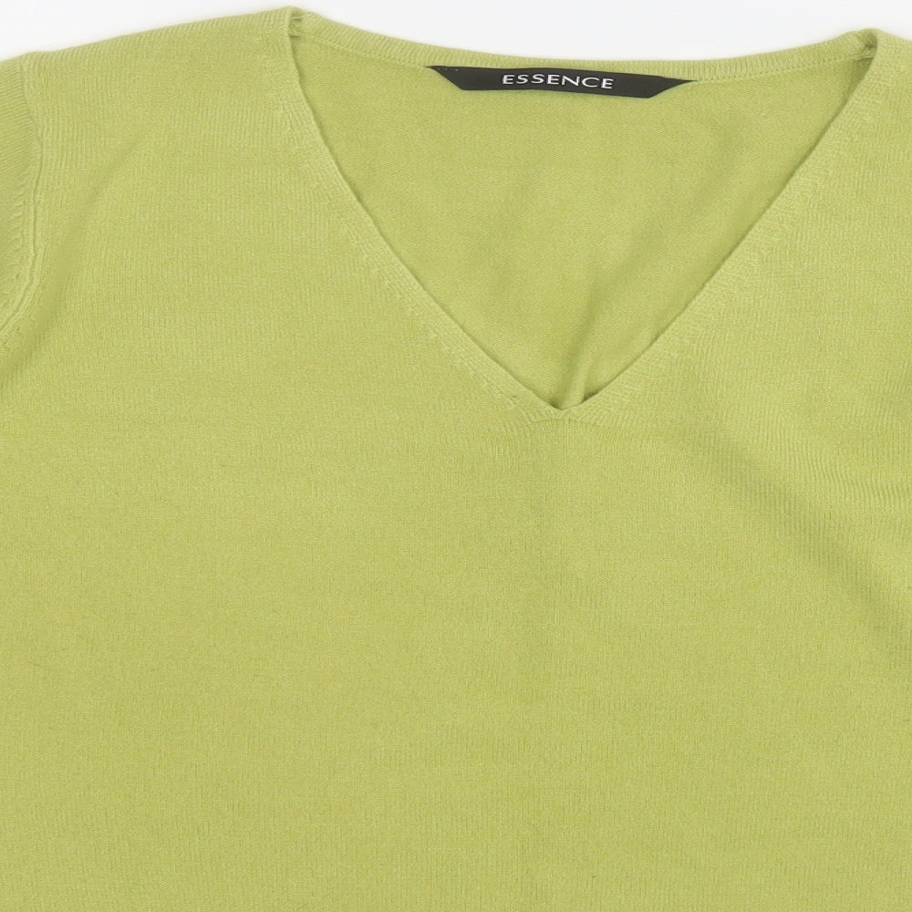 Womens UK Size 16 essence Green Pullover Jumper