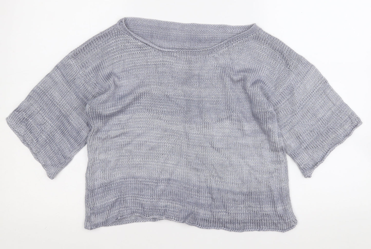 Womens UK Size S Preworn Grey Pullover Jumper