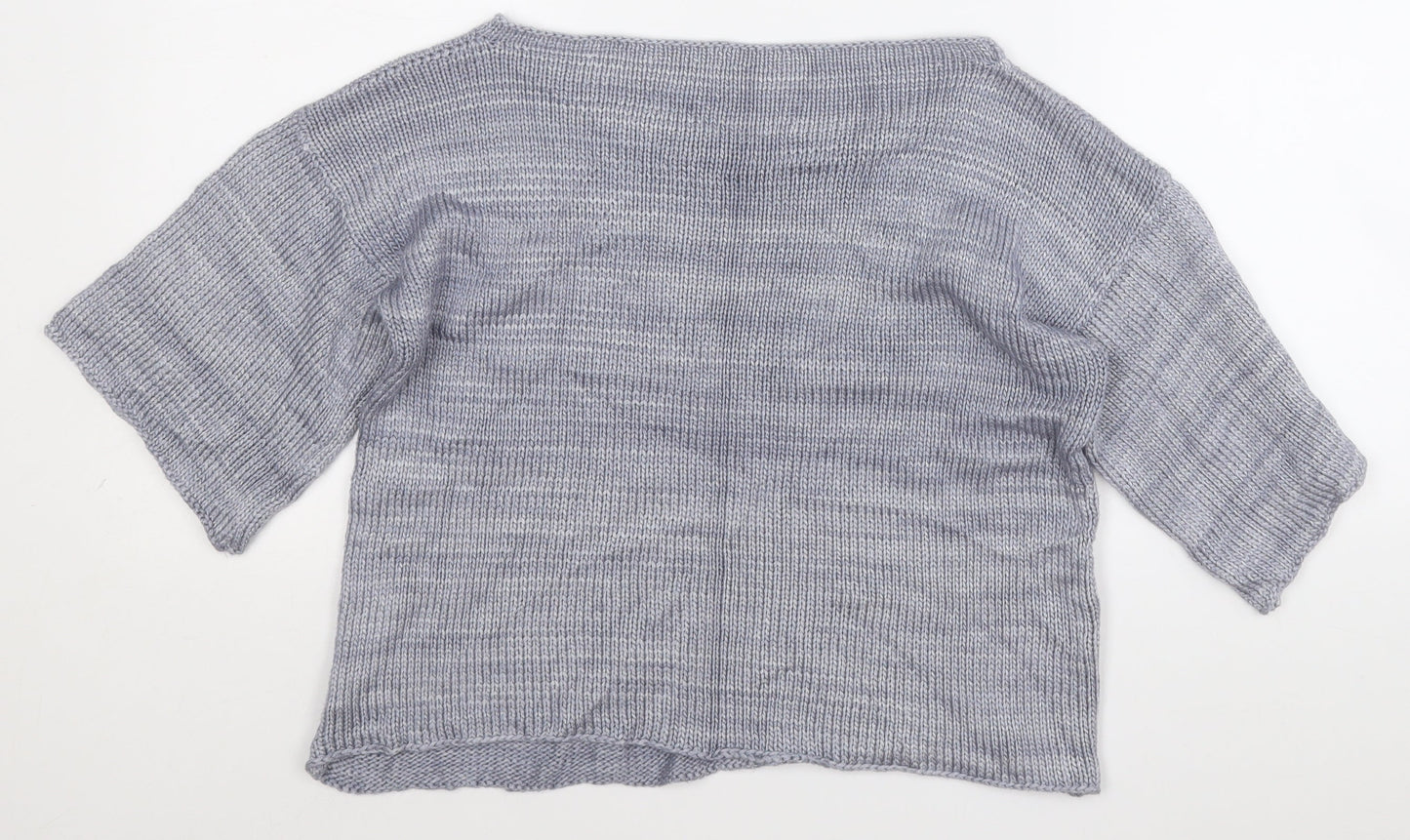 Womens UK Size S Preworn Grey Pullover Jumper