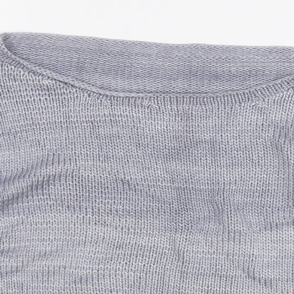 Womens UK Size S Preworn Grey Pullover Jumper