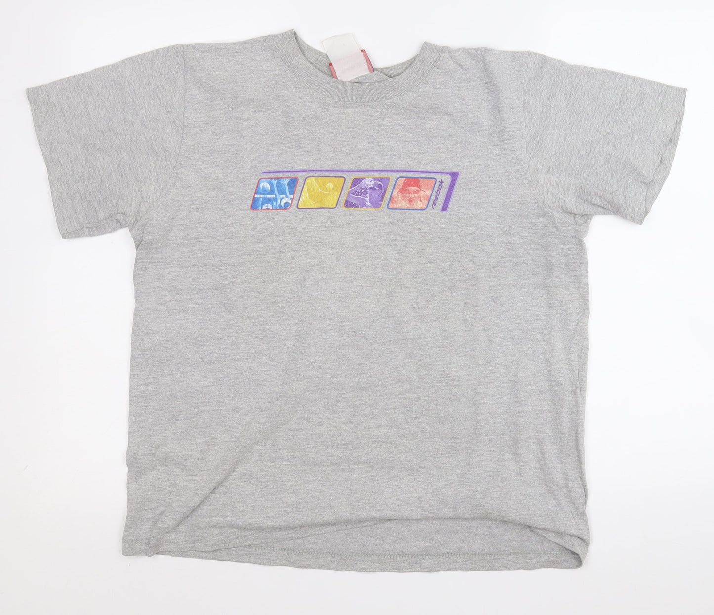 Womens UK Size M Reebok Grey Basic T-Shirt