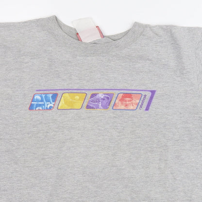 Womens UK Size M Reebok Grey Basic T-Shirt