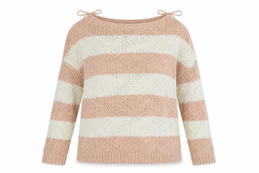 Womens UK Size 12 George Beige Pullover Jumper