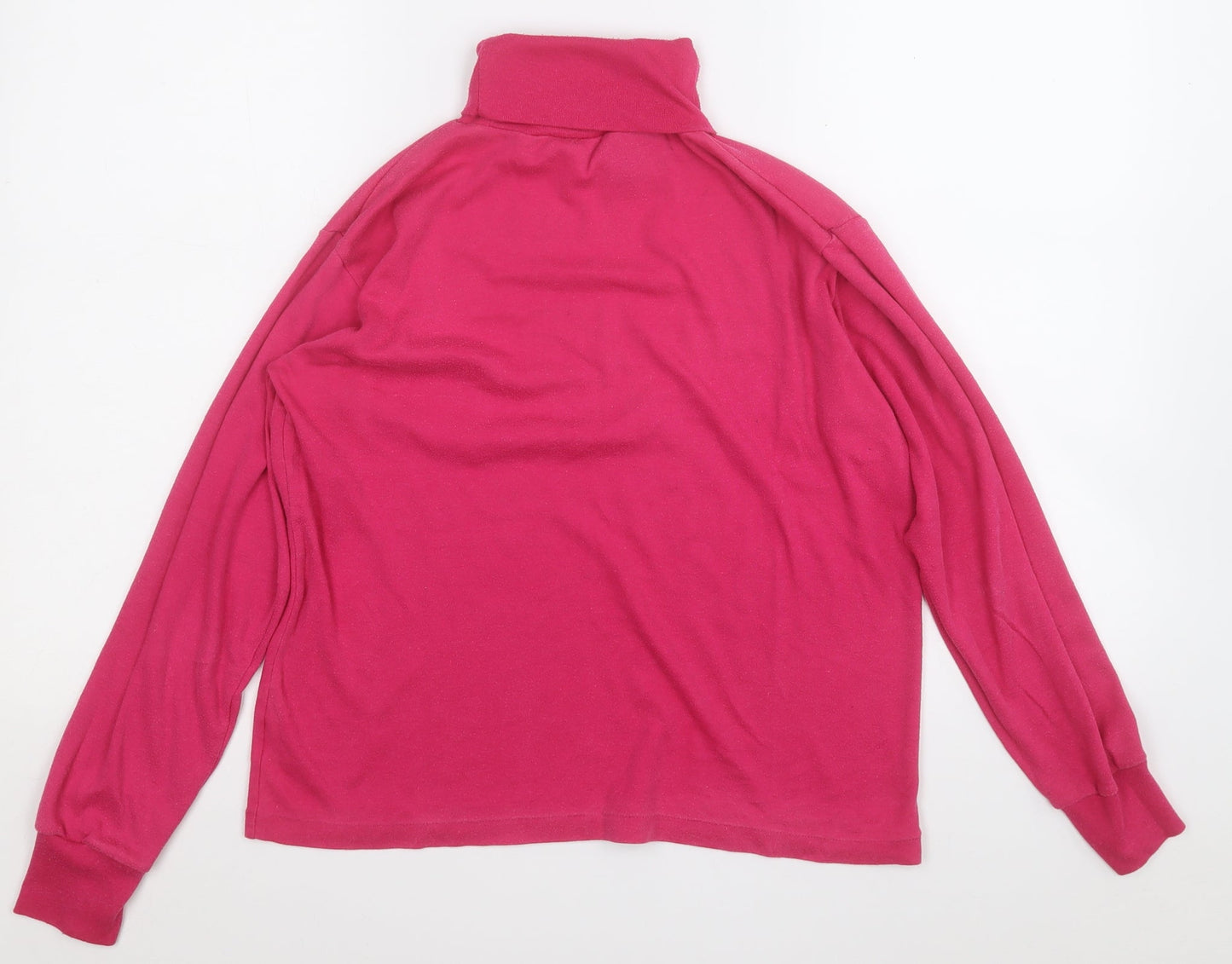 Womens UK Size S Preworn Pink Pullover Jumper