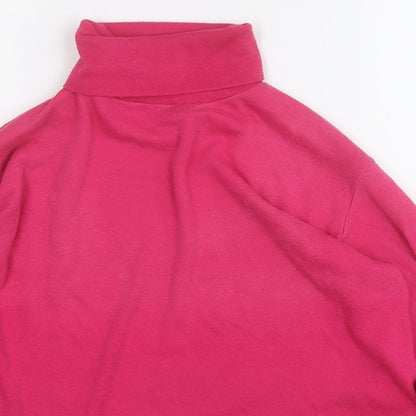 Womens UK Size S Preworn Pink Pullover Jumper