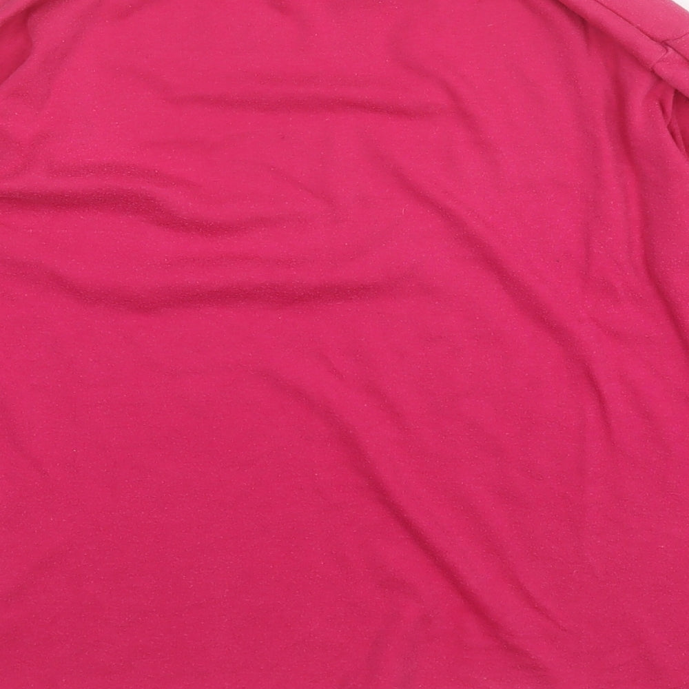 Womens UK Size S Preworn Pink Pullover Jumper