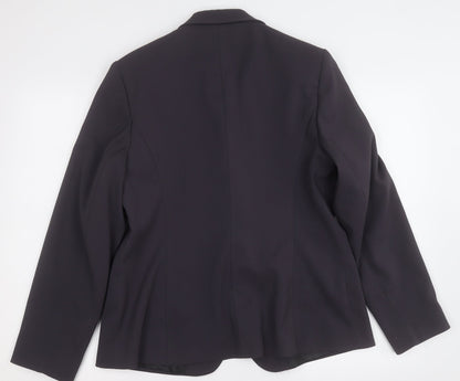 George Womens Grey   Jacket Blazer Size 14  Button