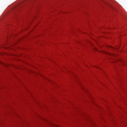 Womens UK Size M BM Red Pullover Jumper