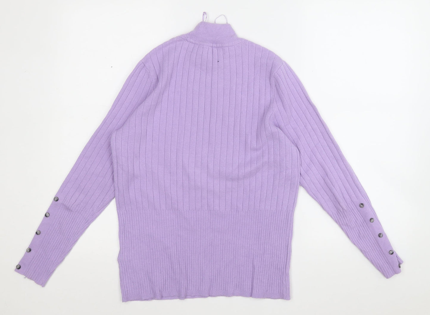 Womens UK Size 14 Marks and Spencer Purple Pullover Jumper