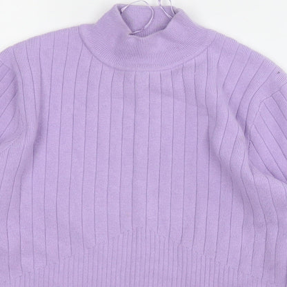 Womens UK Size 14 Marks and Spencer Purple Pullover Jumper