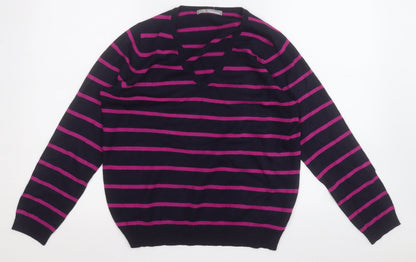 Womens UK Size 12 Marks and Spencer Purple Pullover Jumper