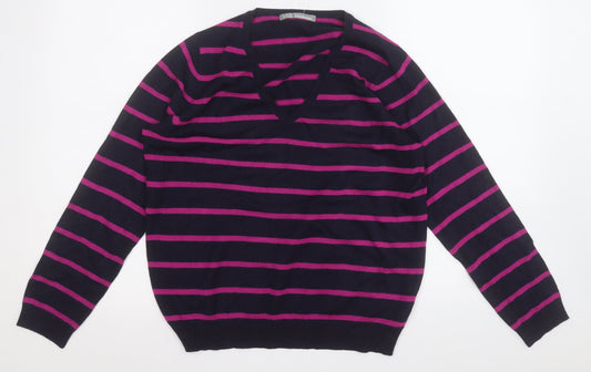 Womens UK Size 12 Marks and Spencer Purple Pullover Jumper