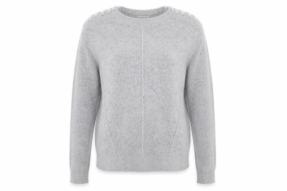 Womens UK Size 10 Marks and Spencer Grey Pullover Jumper