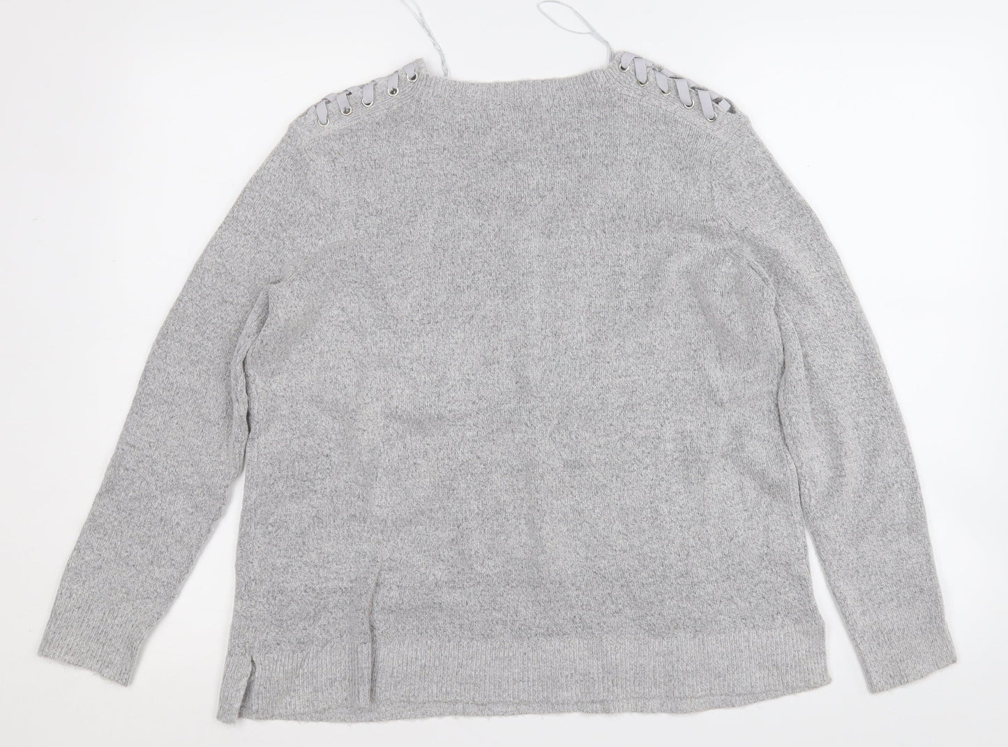 Womens UK Size 10 Marks and Spencer Grey Pullover Jumper