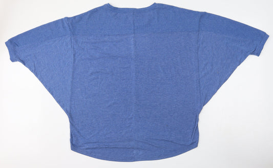 Womens UK Size 14 Very Blue Pullover Jumper