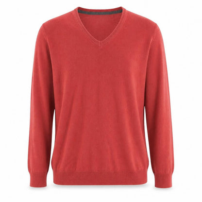 Mens UK Size S Marks and Spencer Red Pullover Jumper